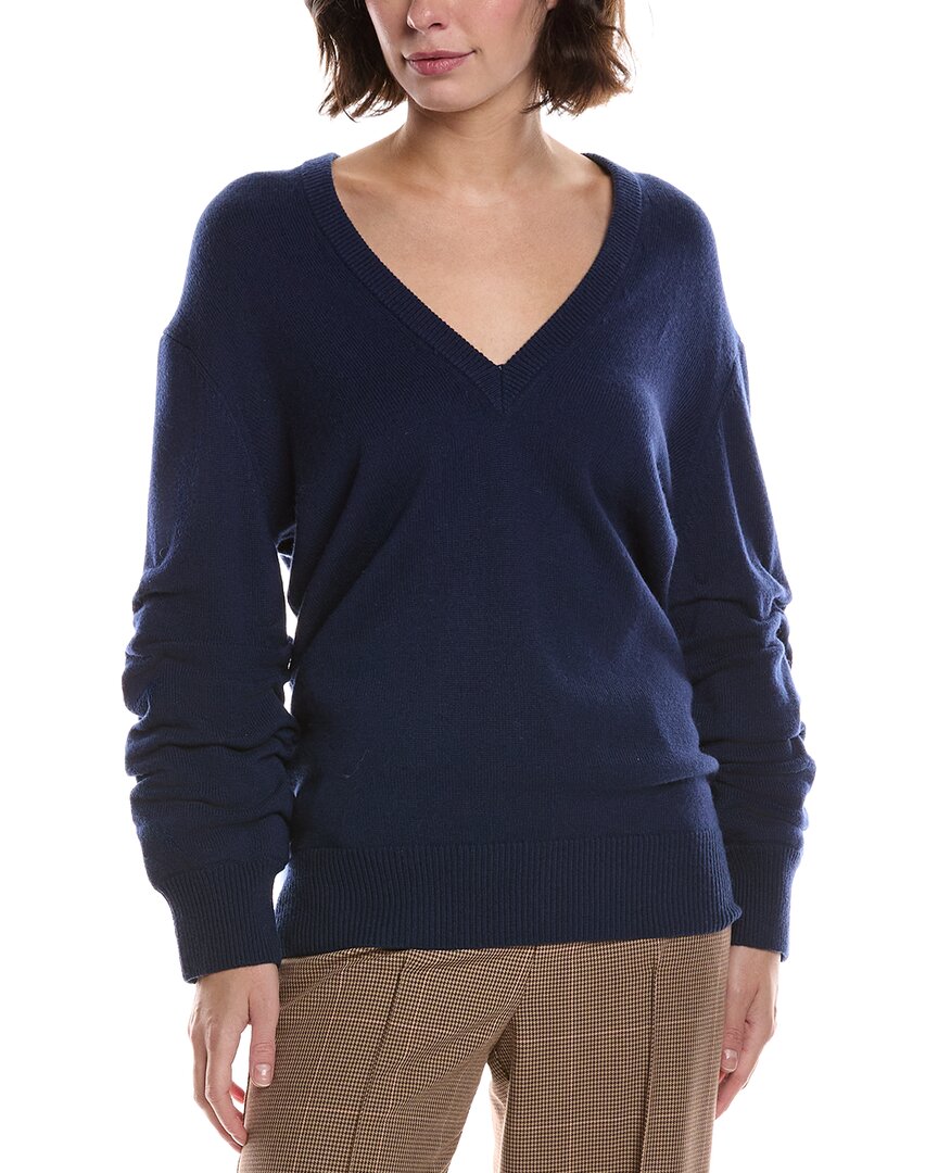 Michael Kors Collection Cashmere Sweater In Blue