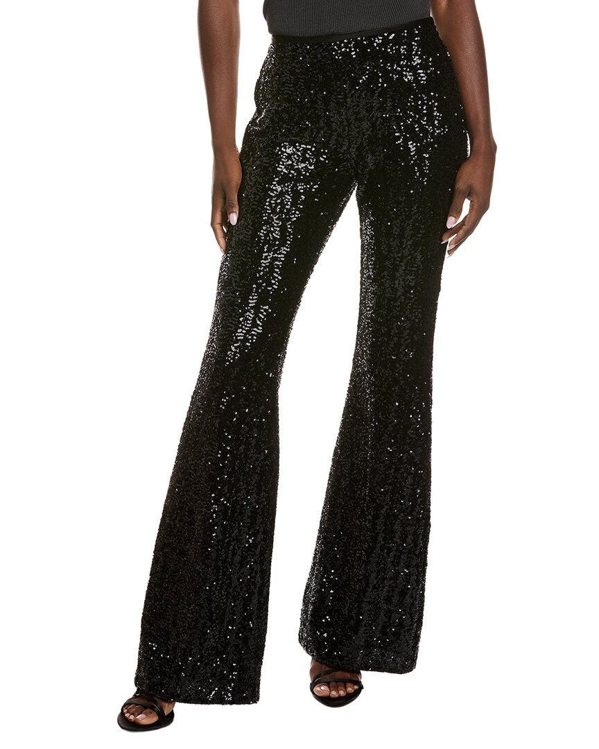 Michael Kors Collection Sequin Flare Pant In Animal Print