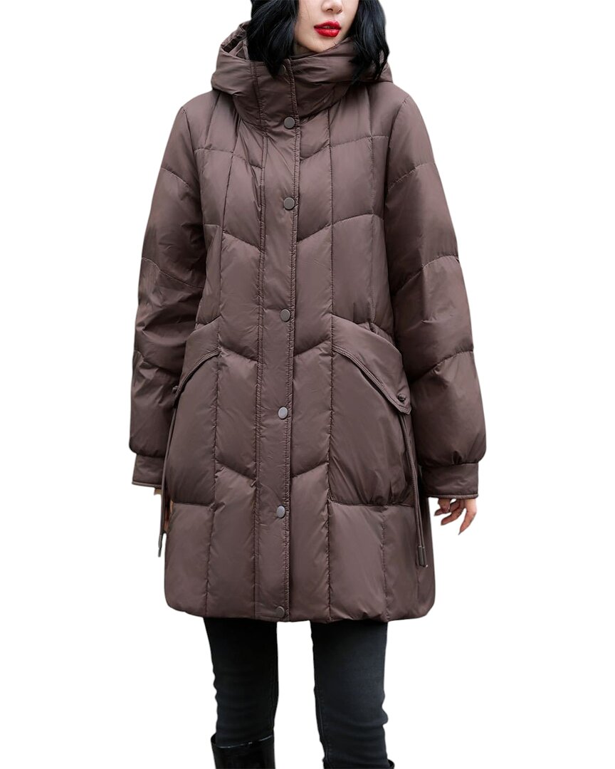 Amanda Royal Medium Puffer Jacket In Multi