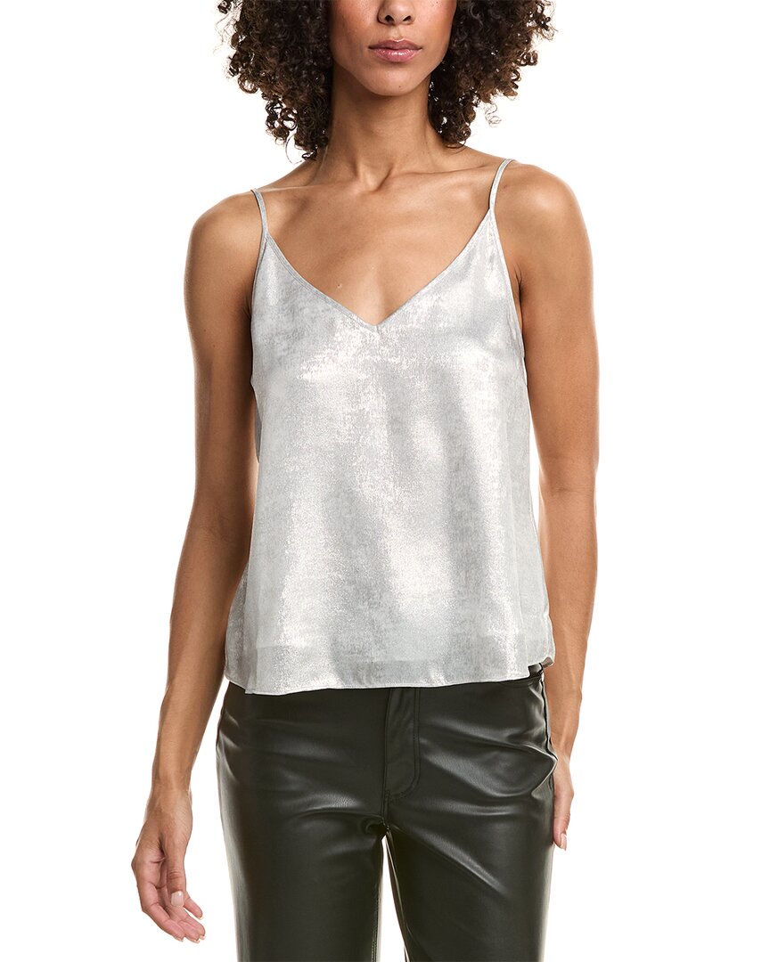 Bella Dahl Metallic Cami In Silver