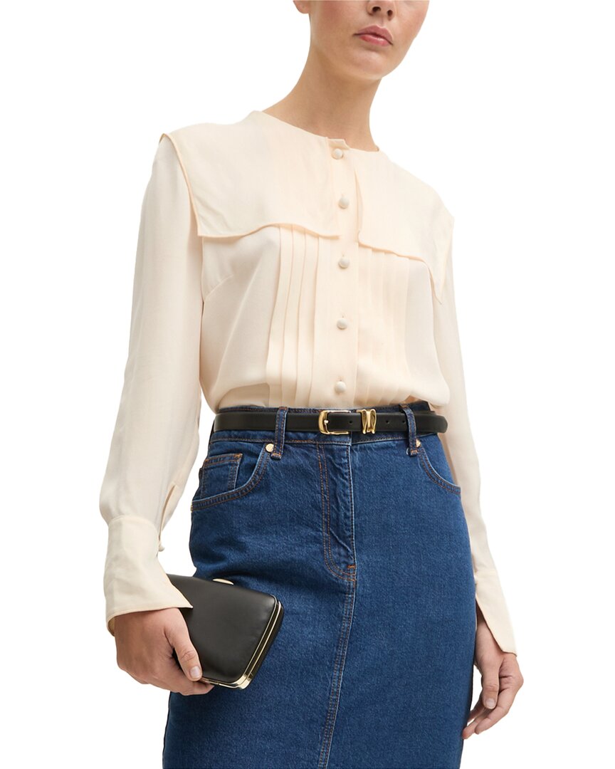 Lk Bennett Olive Sailor Blouse In Neutral