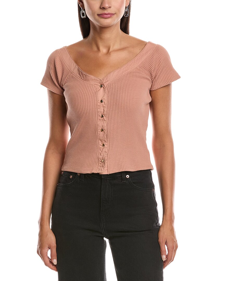 Nation Ltd Alessia Rivera Top In Pink