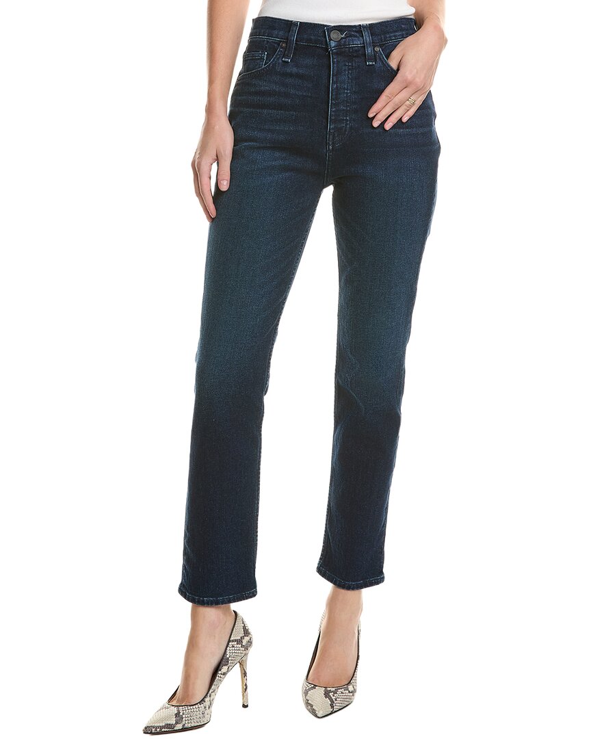 Hudson Jeans Holly Reason High-rise Straight Ankle Jean In Blue