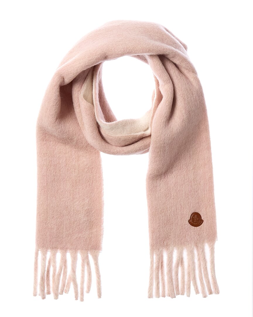 Moncler Alpaca & Wool-blend Scarf In Brown