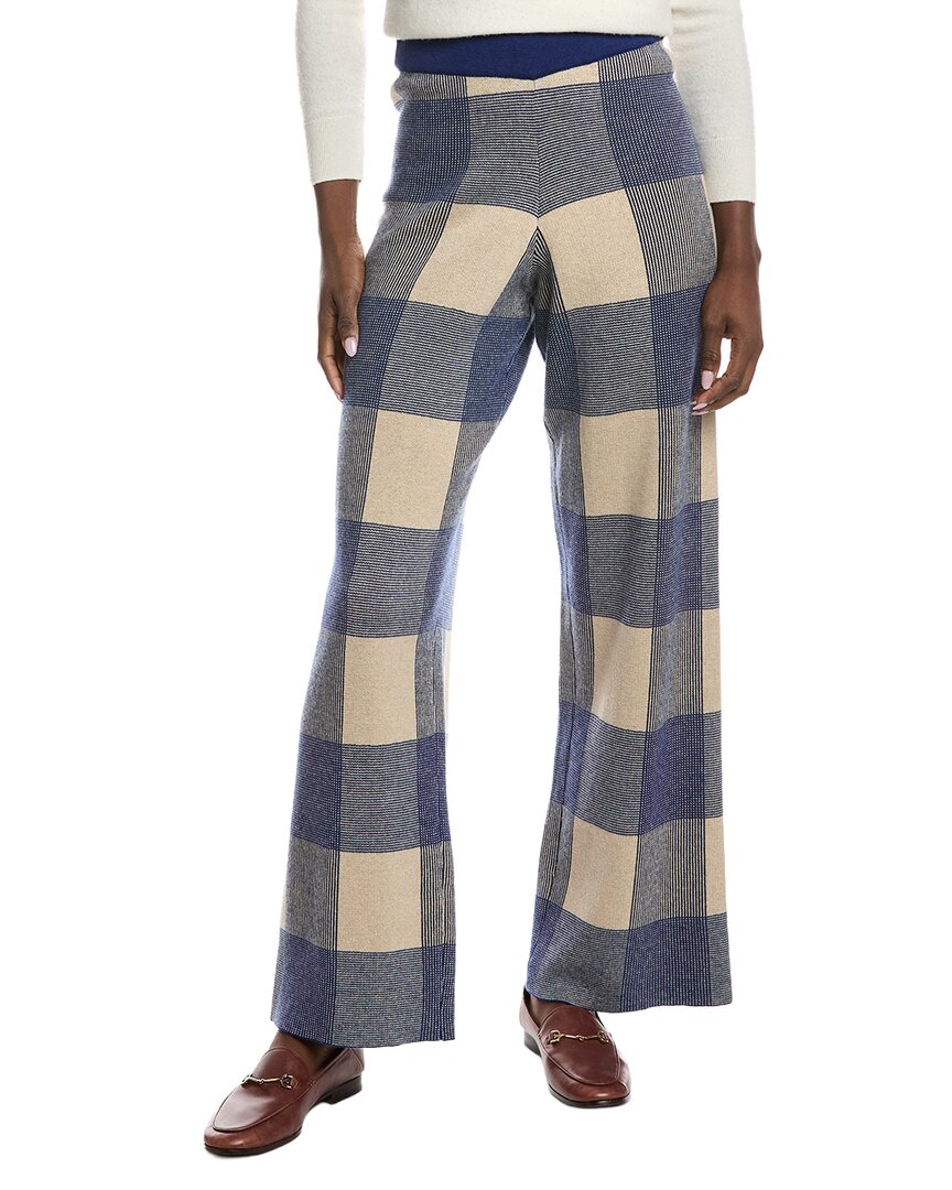 Electric & Rose Cher Cashmere-blend Pant In Blue
