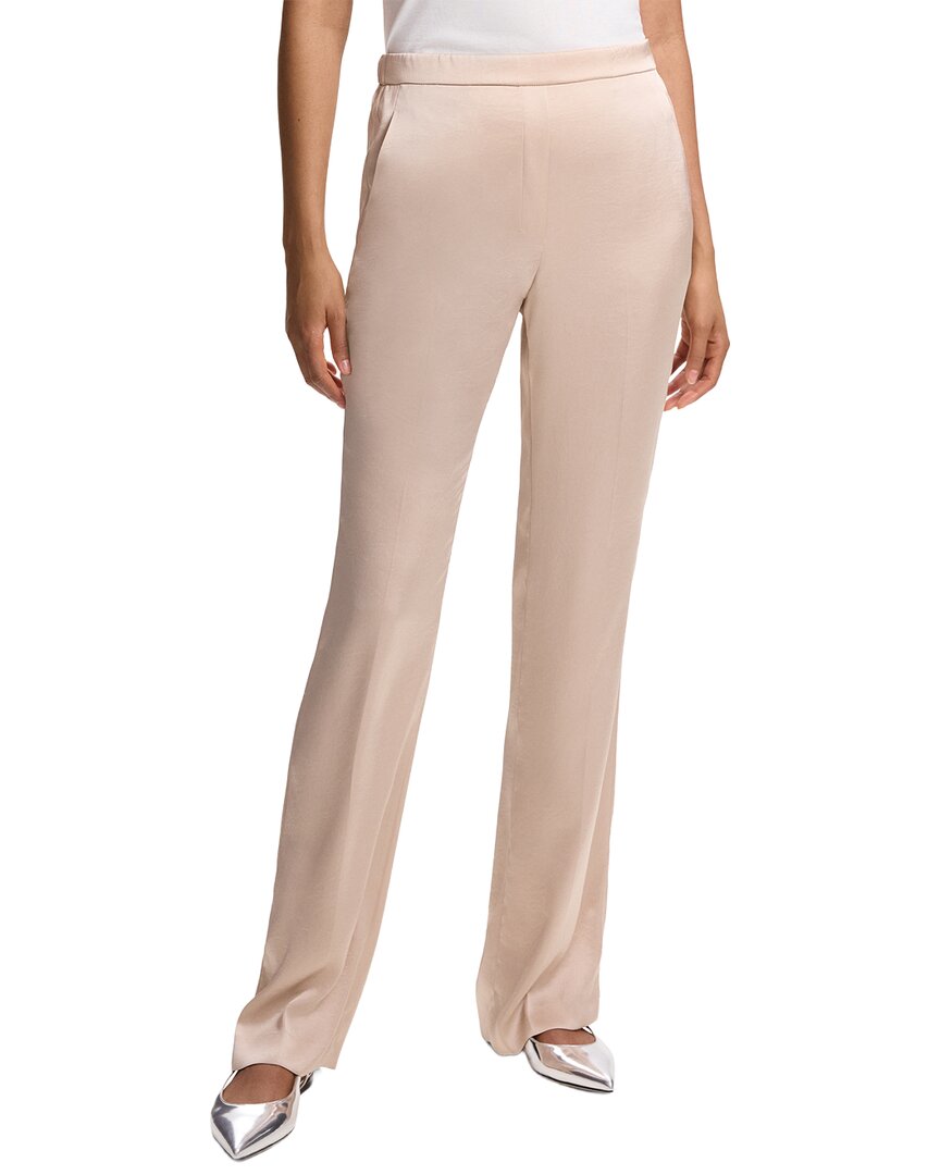 Theory Satin Pant In Gold