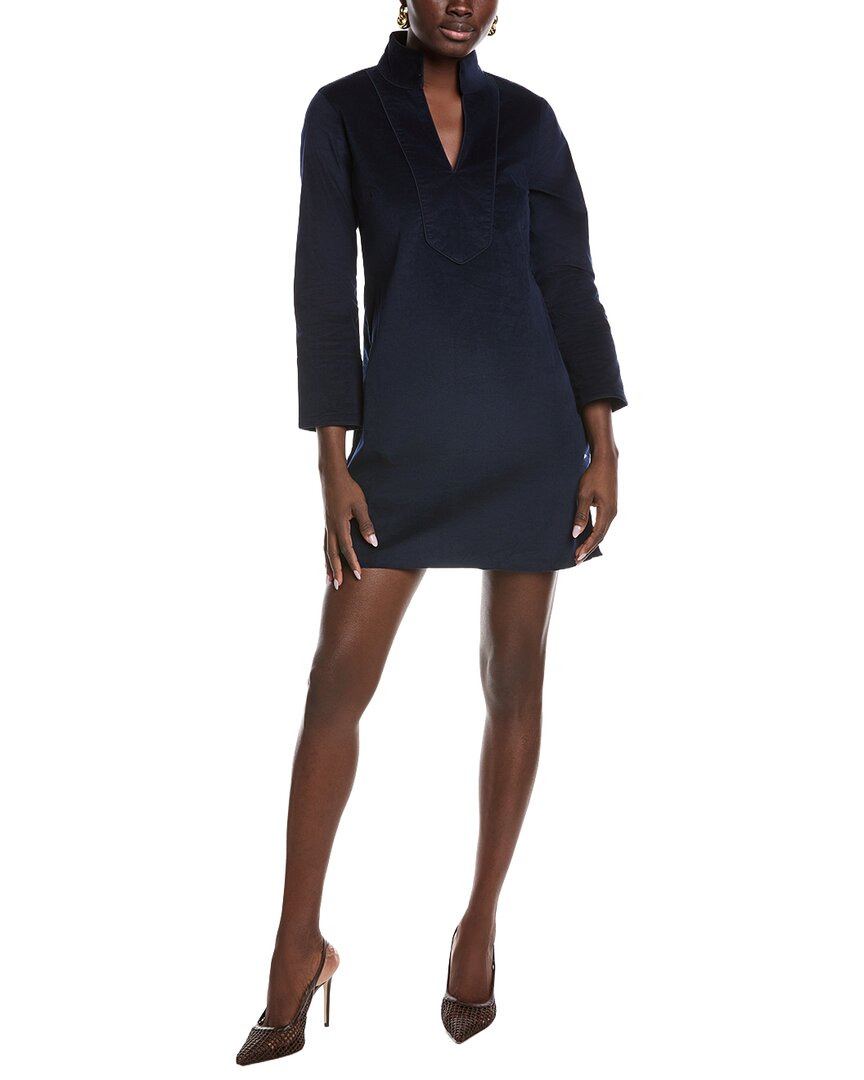 Sail To Sable Classic Tunic Dress In Blue