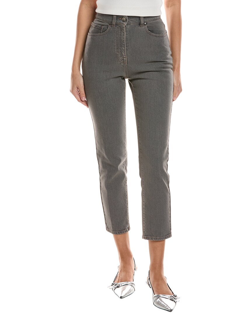Peserico Trouser In Gray