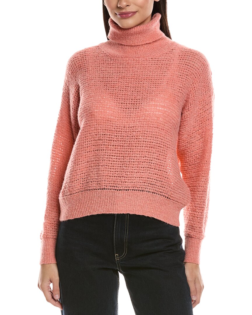 Peserico Wool & Alpaca-blend Knit Sweater In Pink