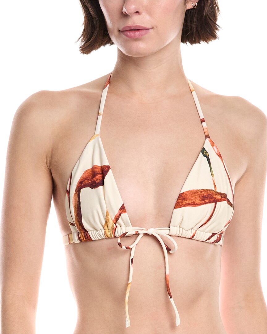 Montce Emma Bikini Top In Beige