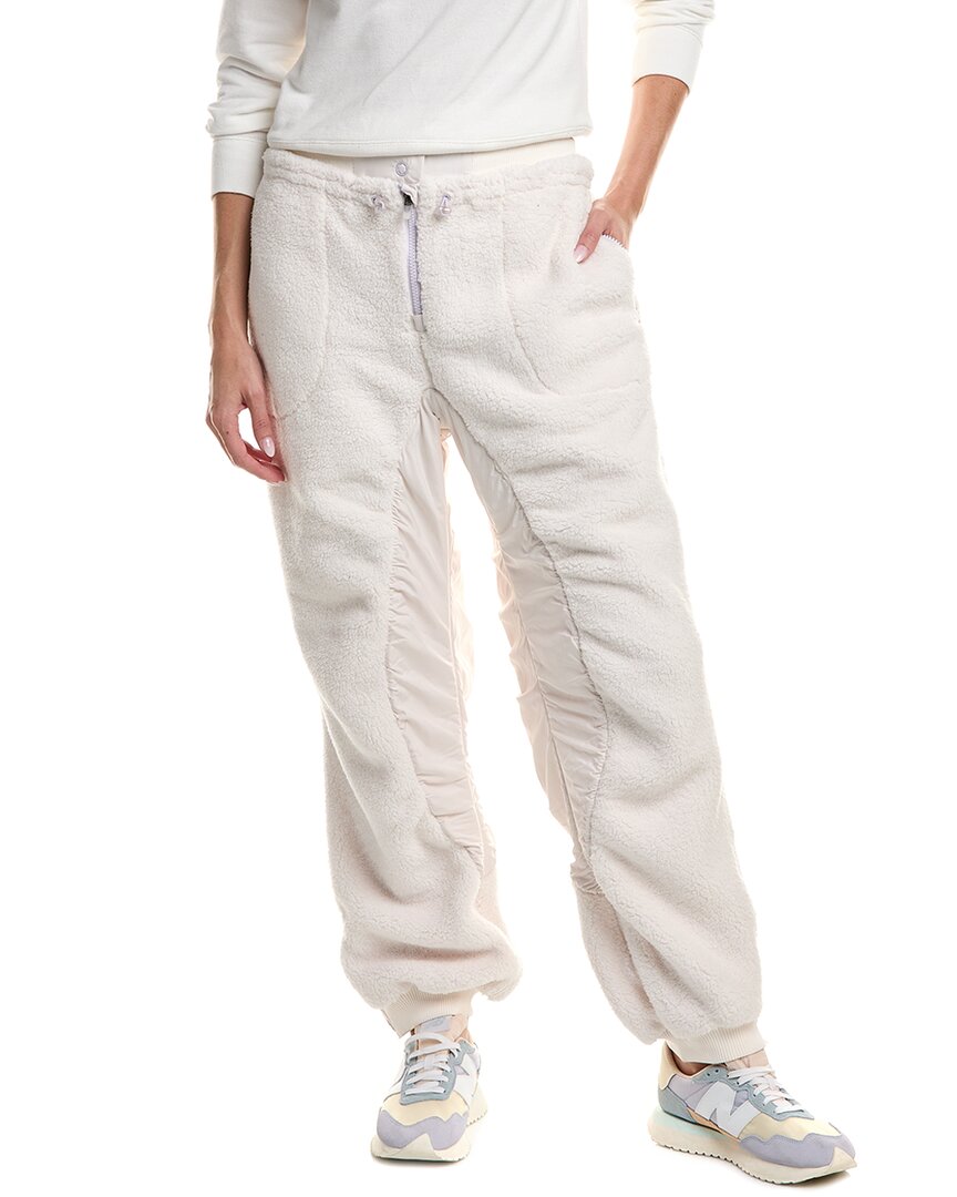 Free People Sundown Fleece Pant In White