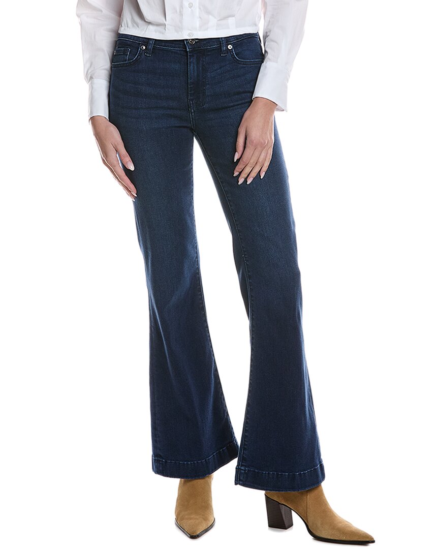 7 For All Mankind Dojo Virginia Tailorless Jean In Blue