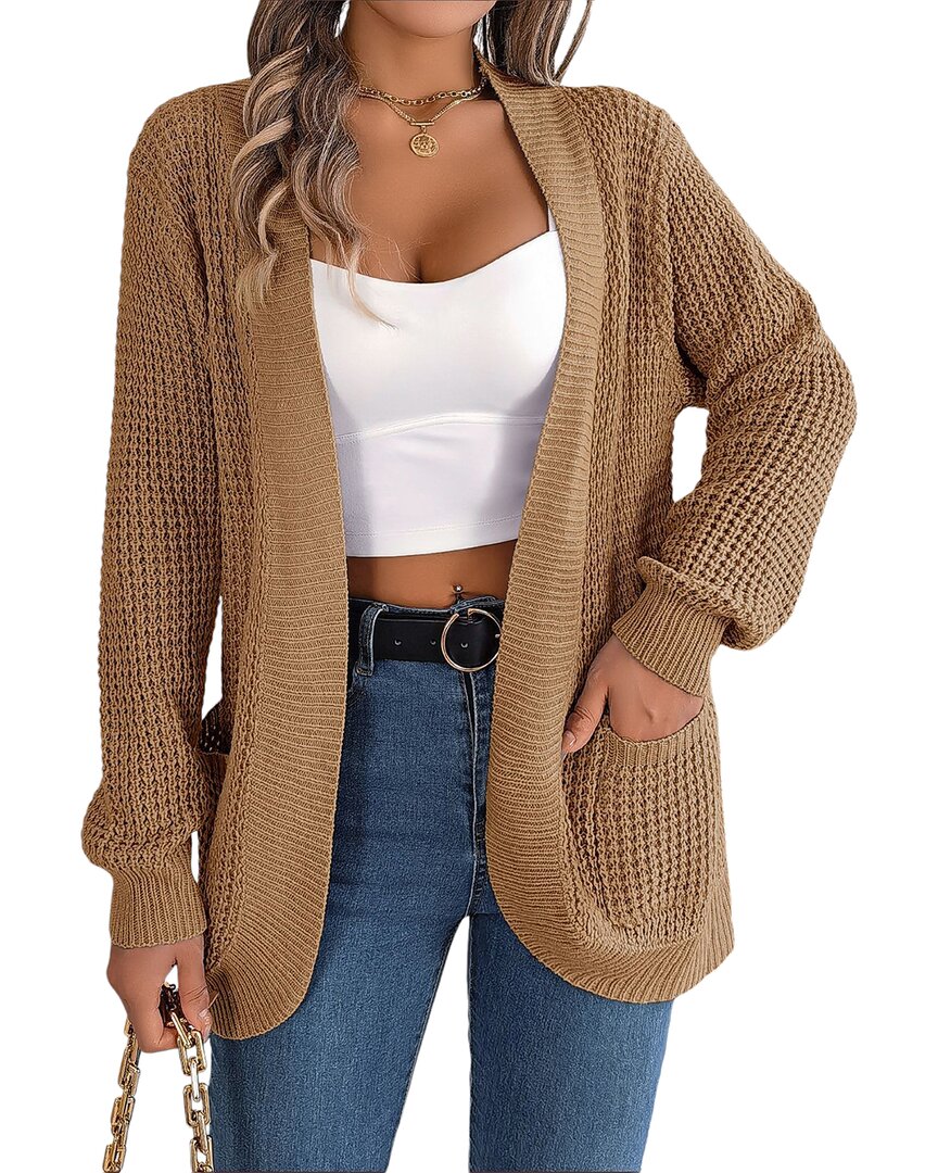 Lily Kim Cardigan In Brown
