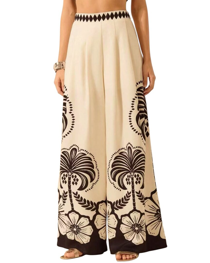 Kayla Paris Pant In White & Black