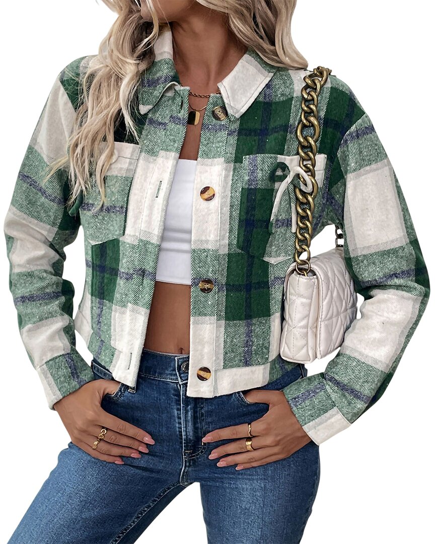 Sarah Woodz Jacket In Green