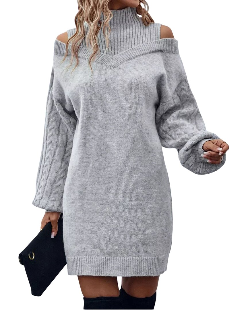 Kayla Paris Mini Dress In Gray