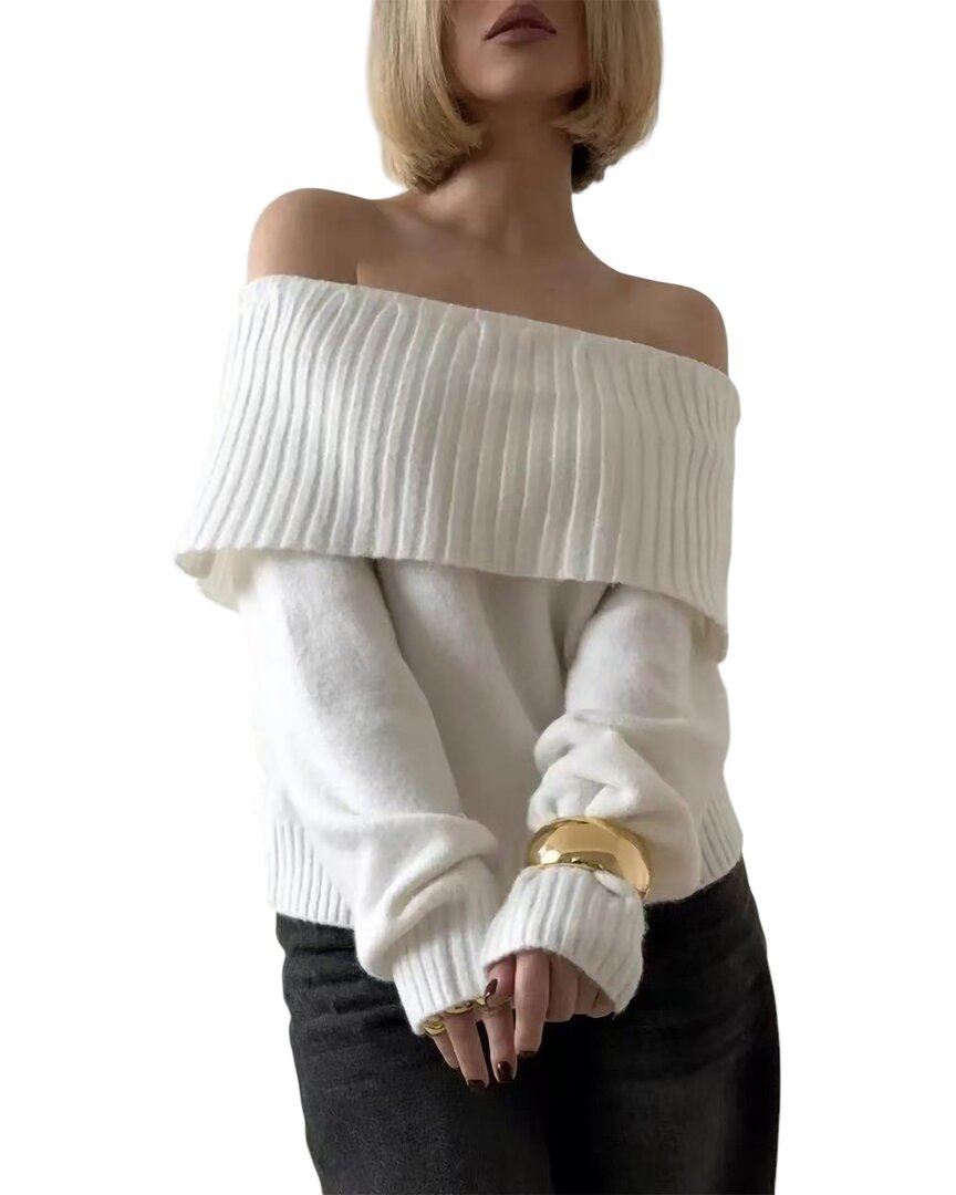 Kayla Paris Sweater In White