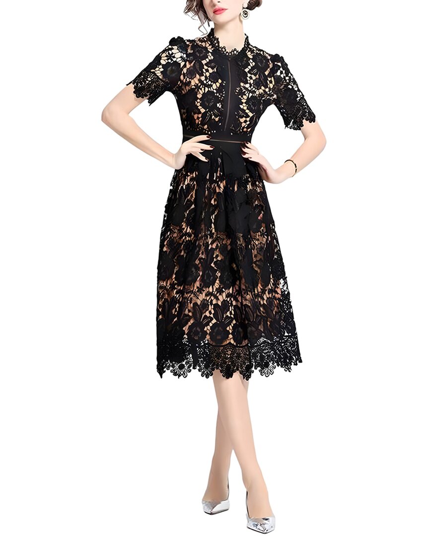 Teodora Midi Dress In Black