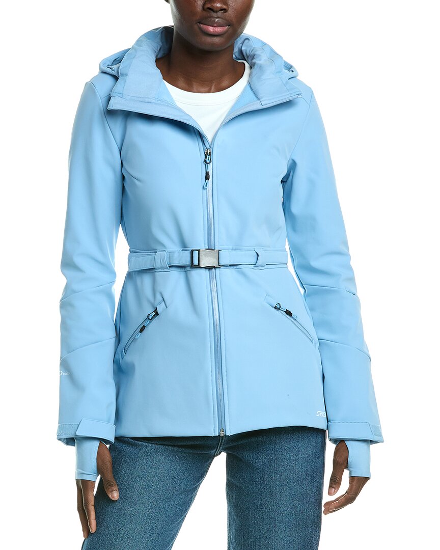 Spyder Glacial Softshell Jacket In Blue