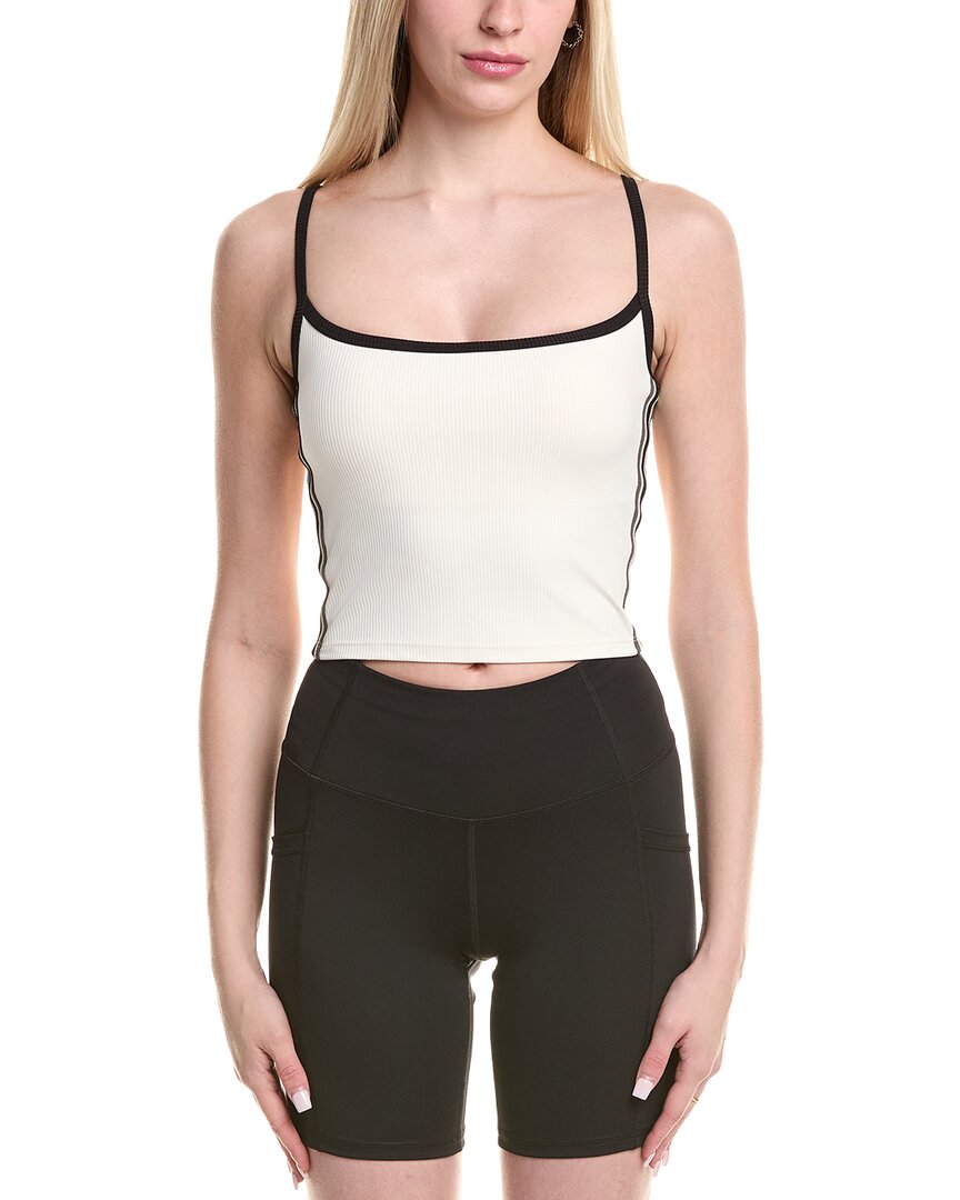 Z Supply Top Spin Rib Top In White