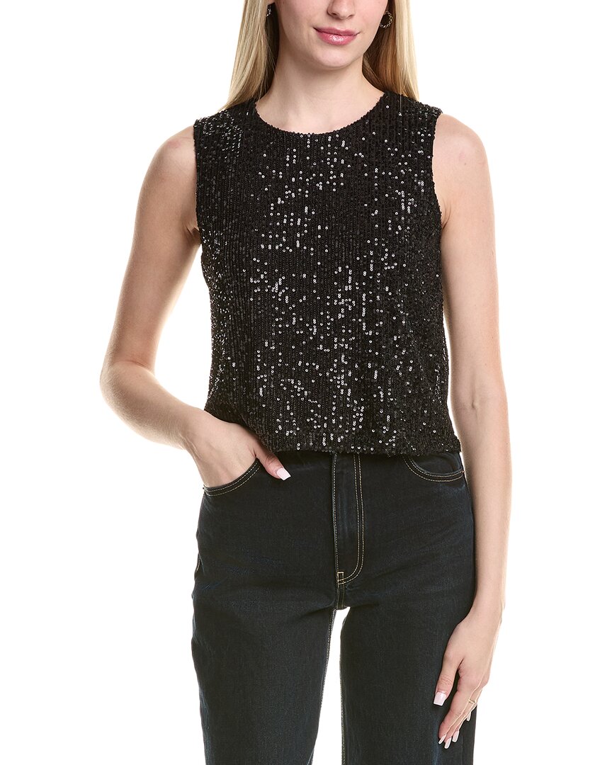 Z Supply Sloane Sequin Top In Brown