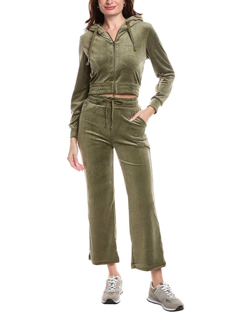 Marion 2pc Velour Set In Green