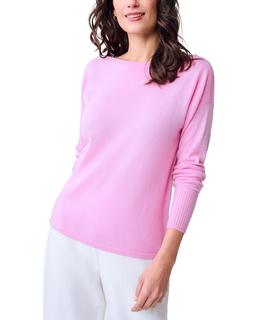 J.mclaughlin Marin Cashmere Sweater In Pink