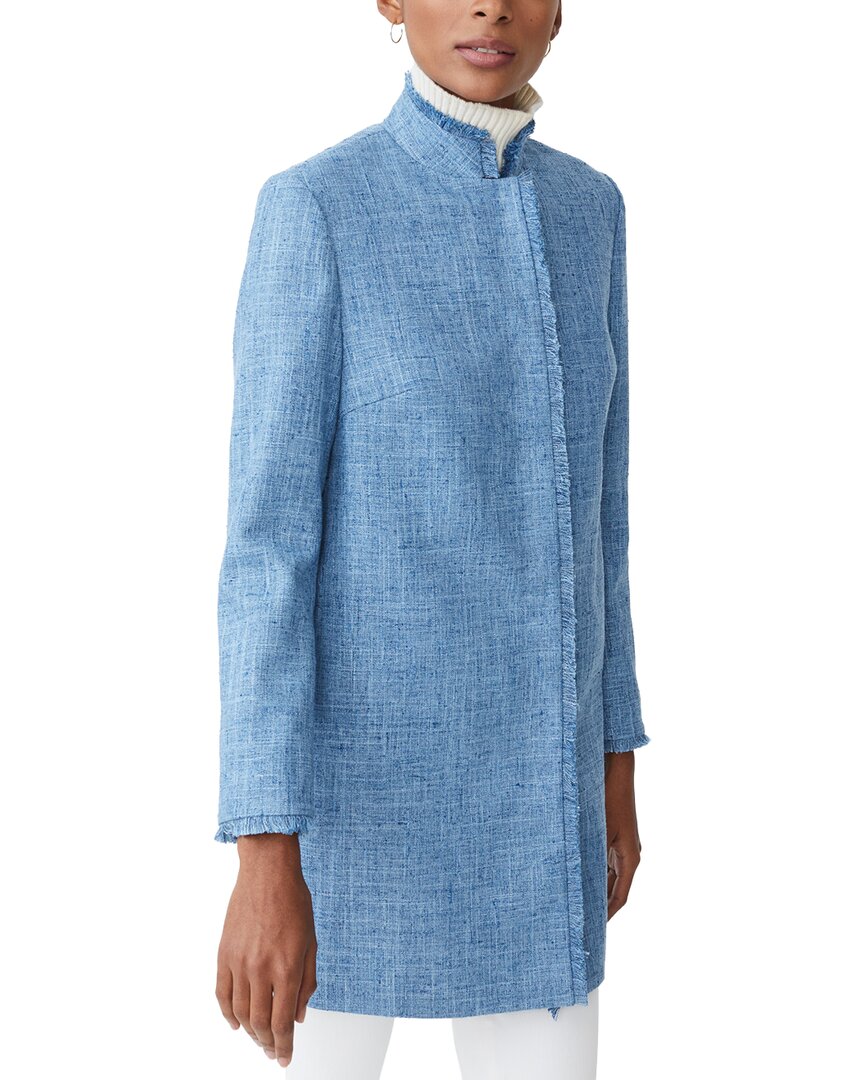 J.mclaughlin Walden Coat In Blue