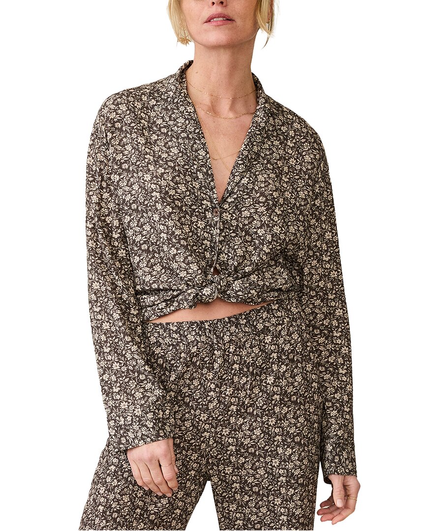 Faherty Cabana Shirt In Gray