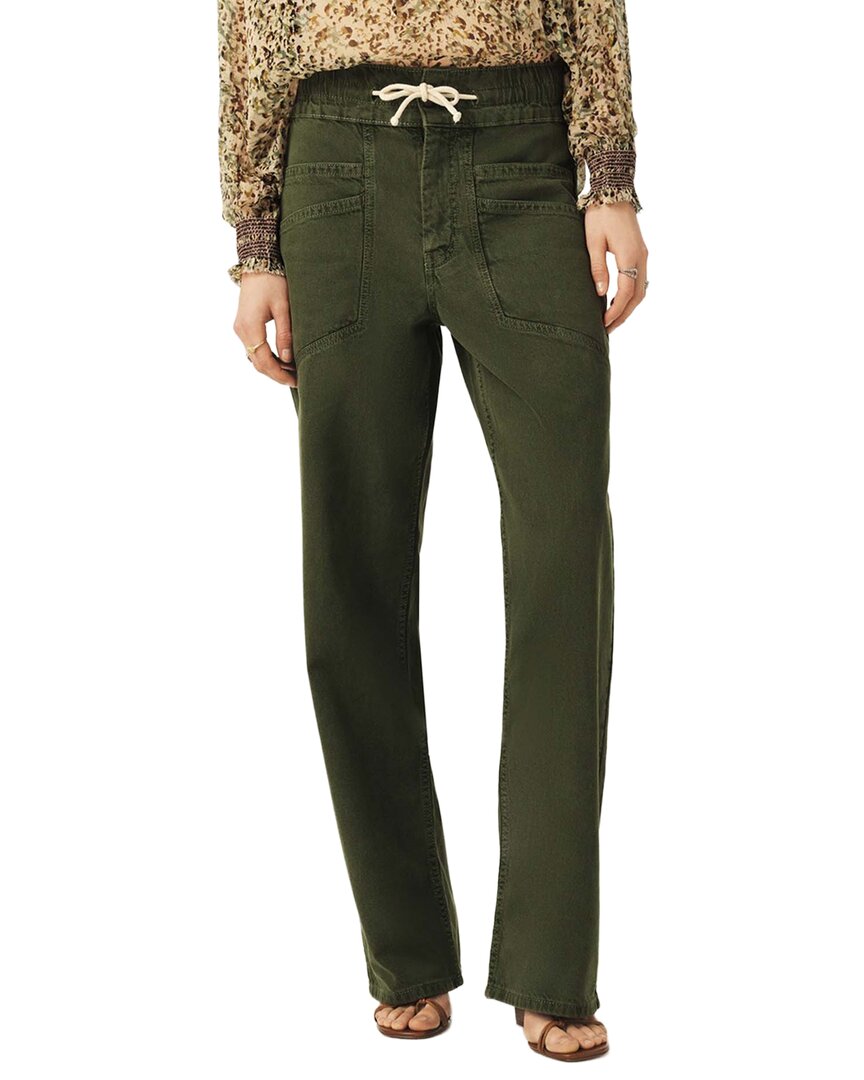 Ba&sh Fima Linen-blend Pant In Green
