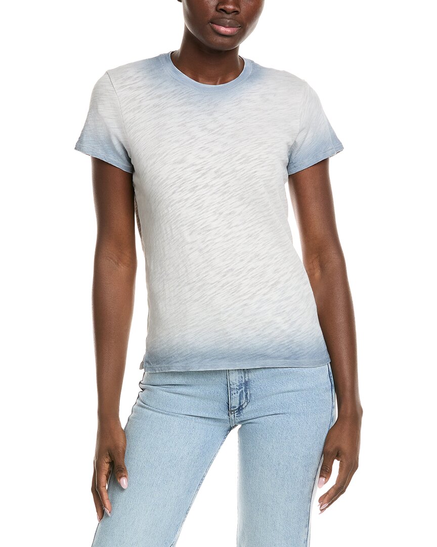 Atm Anthony Thomas Melillo Anthony Thomas Melillo Slub Knit Tee In Metallic