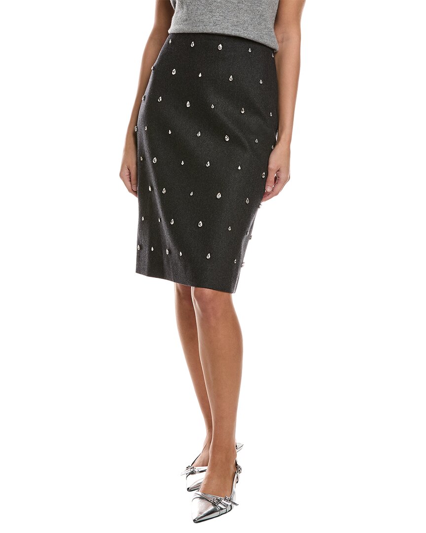 A.l.c . Opal Wool & Cashmere-blend Pencil Skirt In Gray