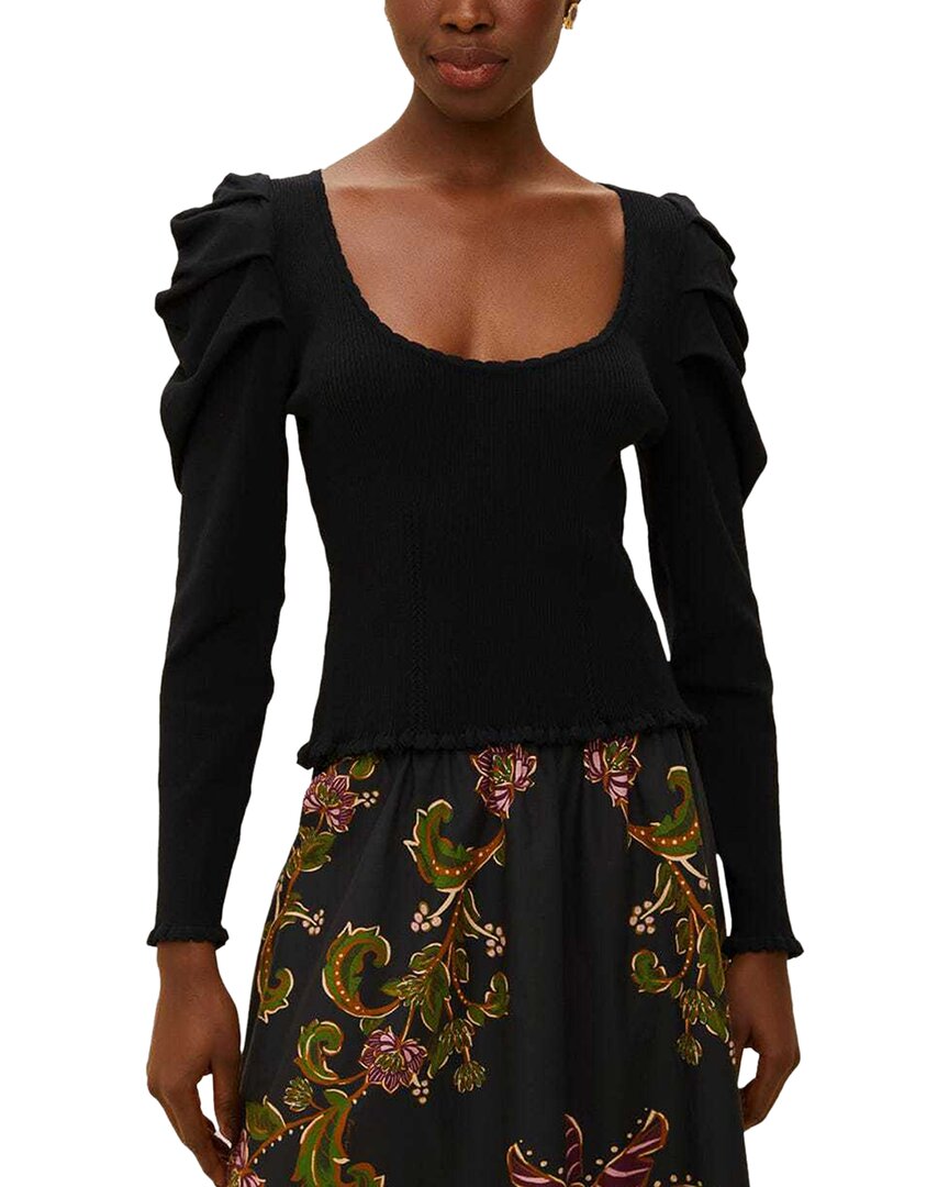 Farm Rio Blouse In Black
