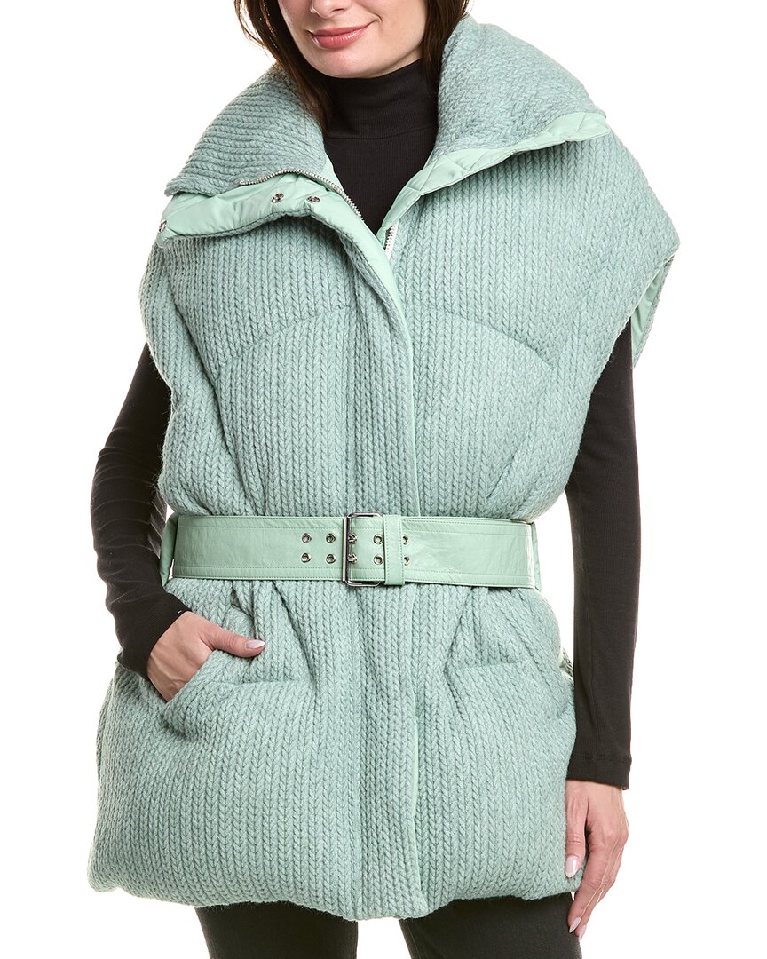 Khrisjoy Iconic Puffer Vest In Green