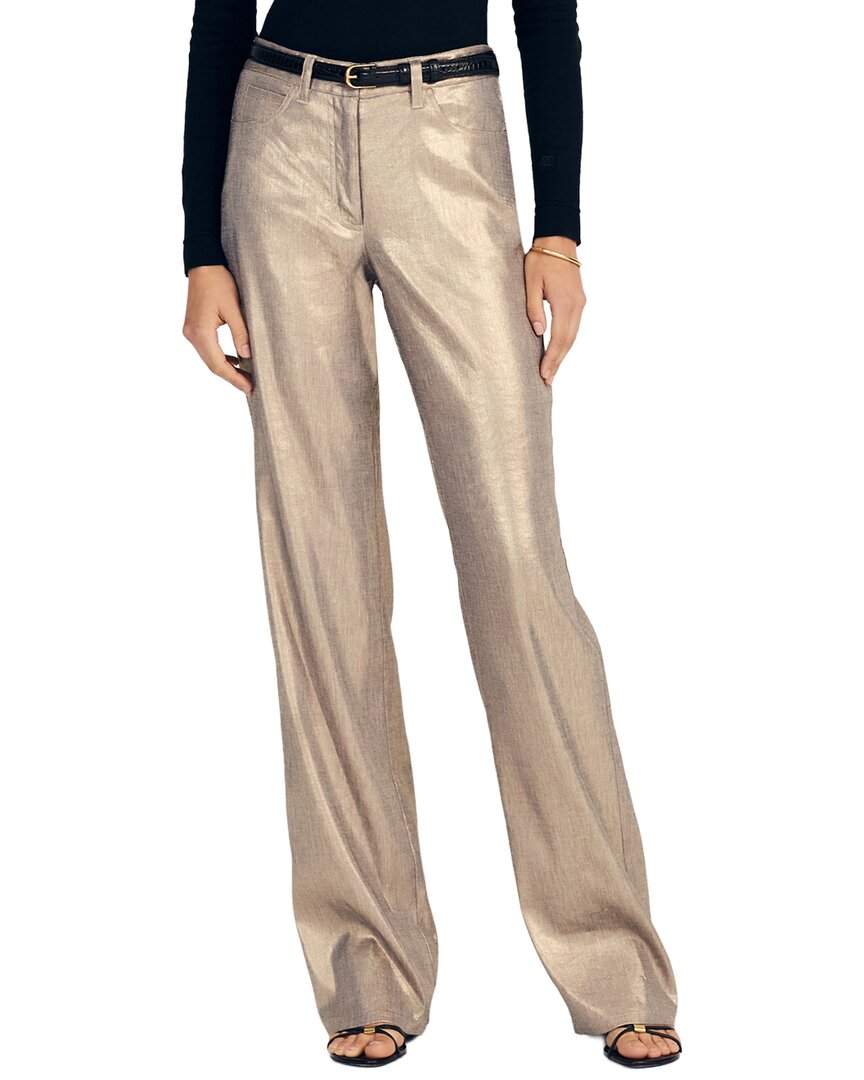Derek Lam 10 Crosby Larissa Trouser In Neutral