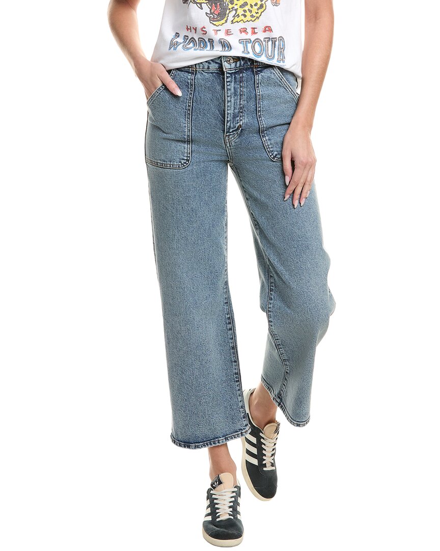 Frame Denim The Modern Charge Wide Leg Jean In Blue
