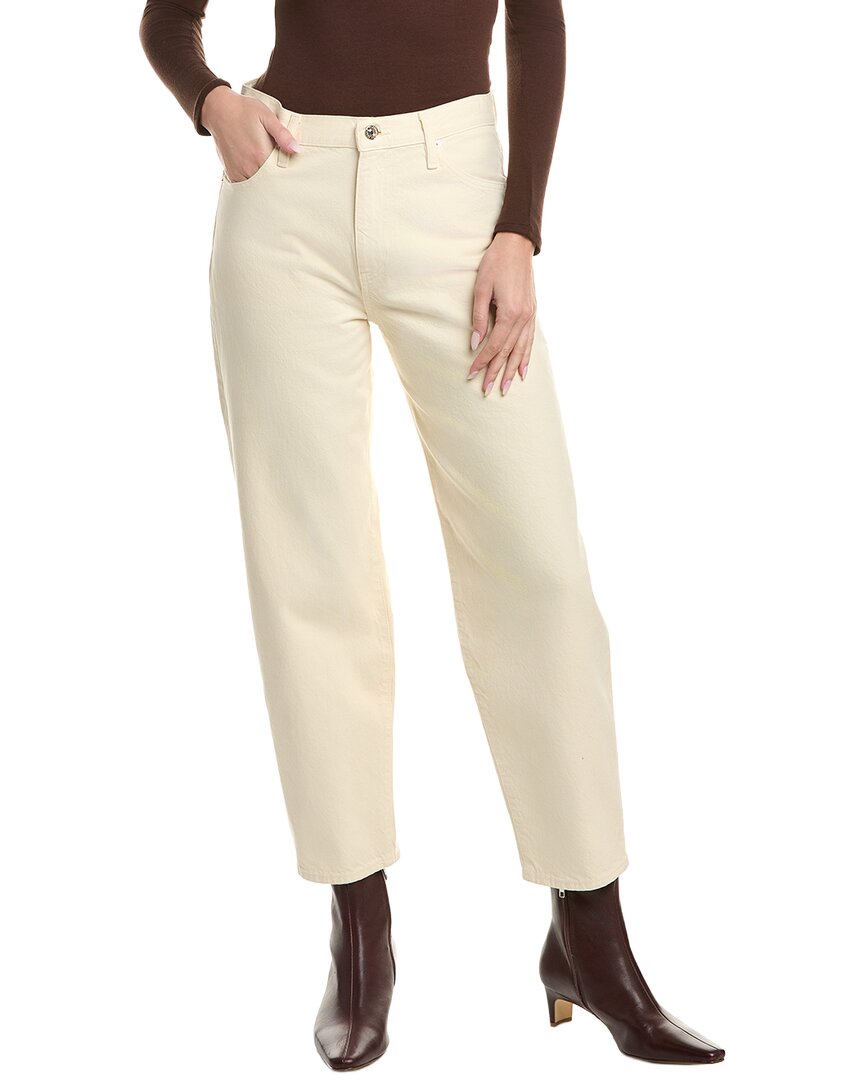 Frame Denim The Candle Butter Barrel Jean In Neutral