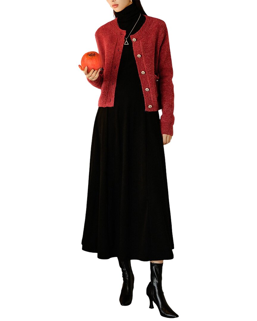 Onebuye Cardigan In Red