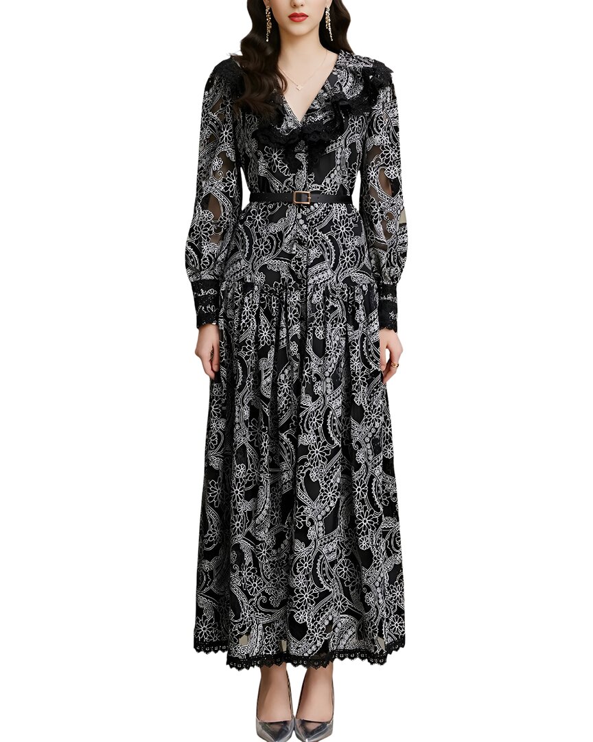 Vincent Maxi Dress In Black