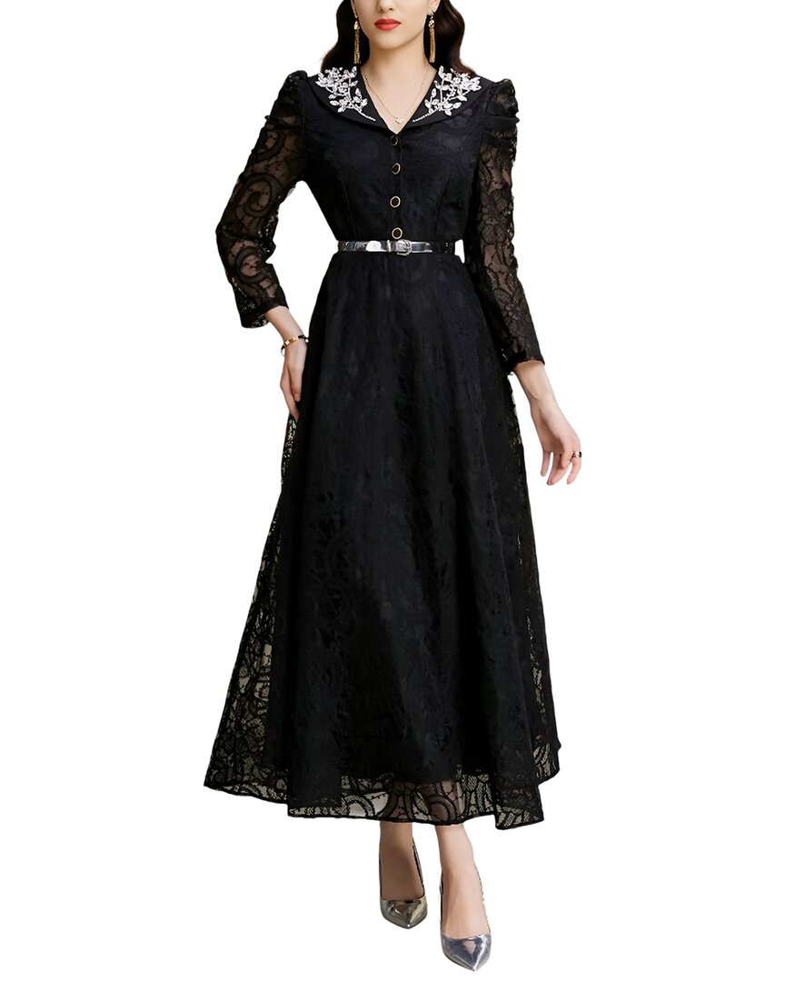 Vincent Maxi Dress In Black