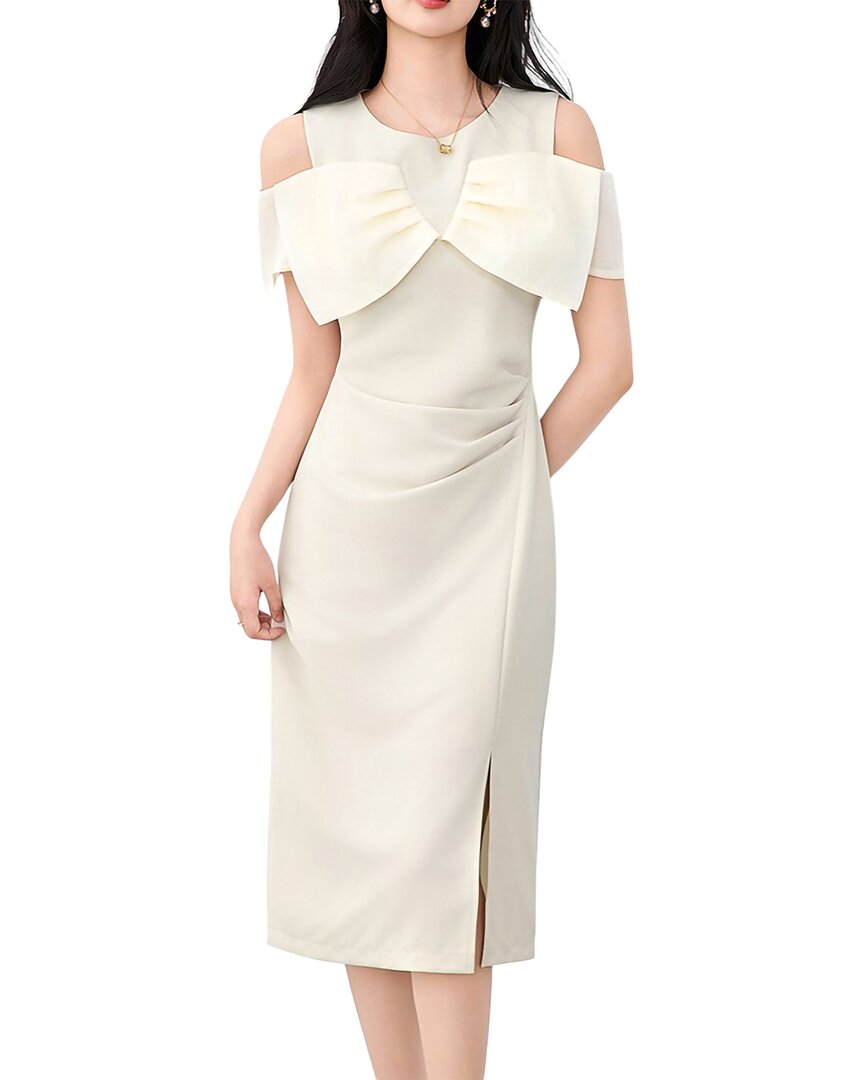 Monique Lagarde Midi Dress In White