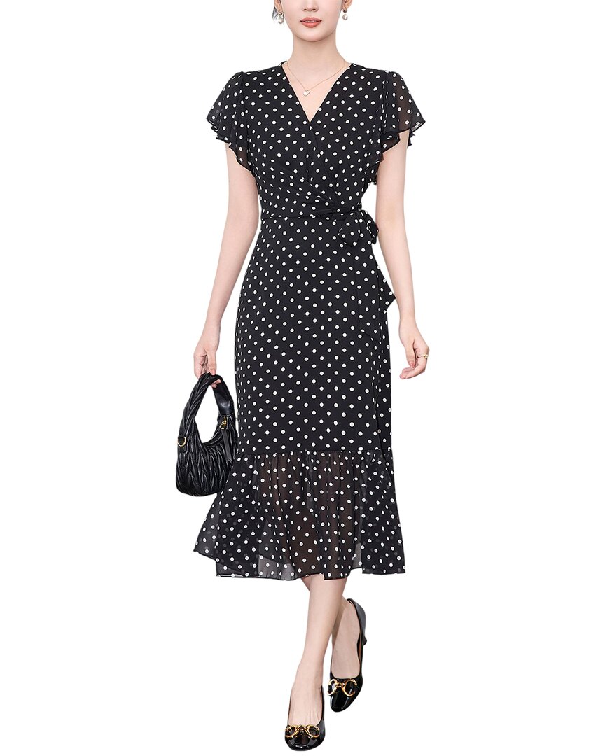 Monique Lagarde Midi Dress In Black