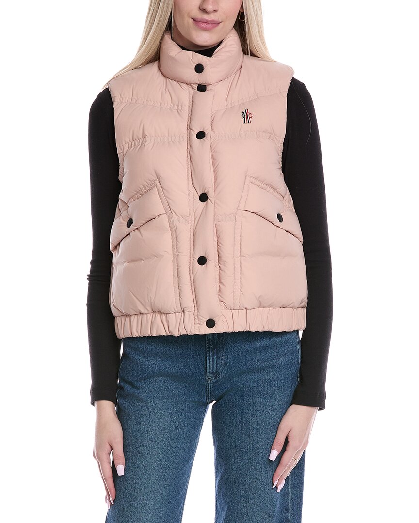 Moncler Baise Vest In Pink