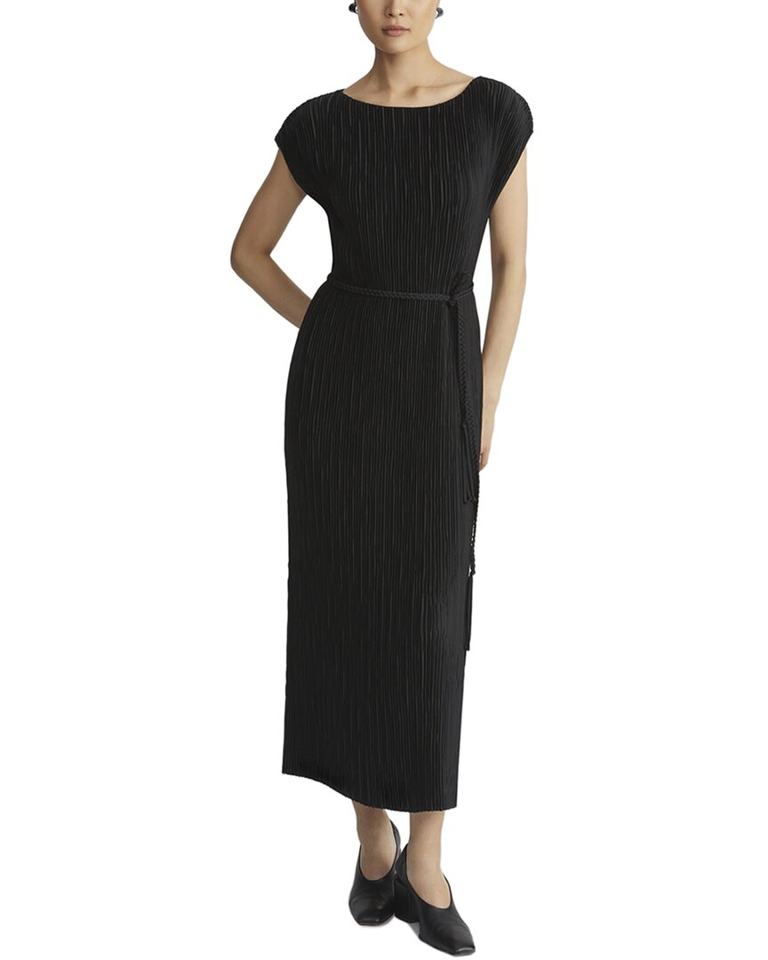 Lafayette 148 New York Belted Maxi Dress In Black