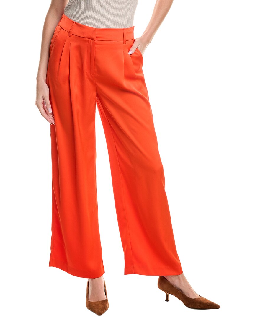 Nanette Lepore Solid Trouser In Orange