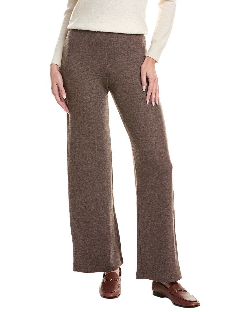 Leset Lauren Wide Leg Pant In Brown