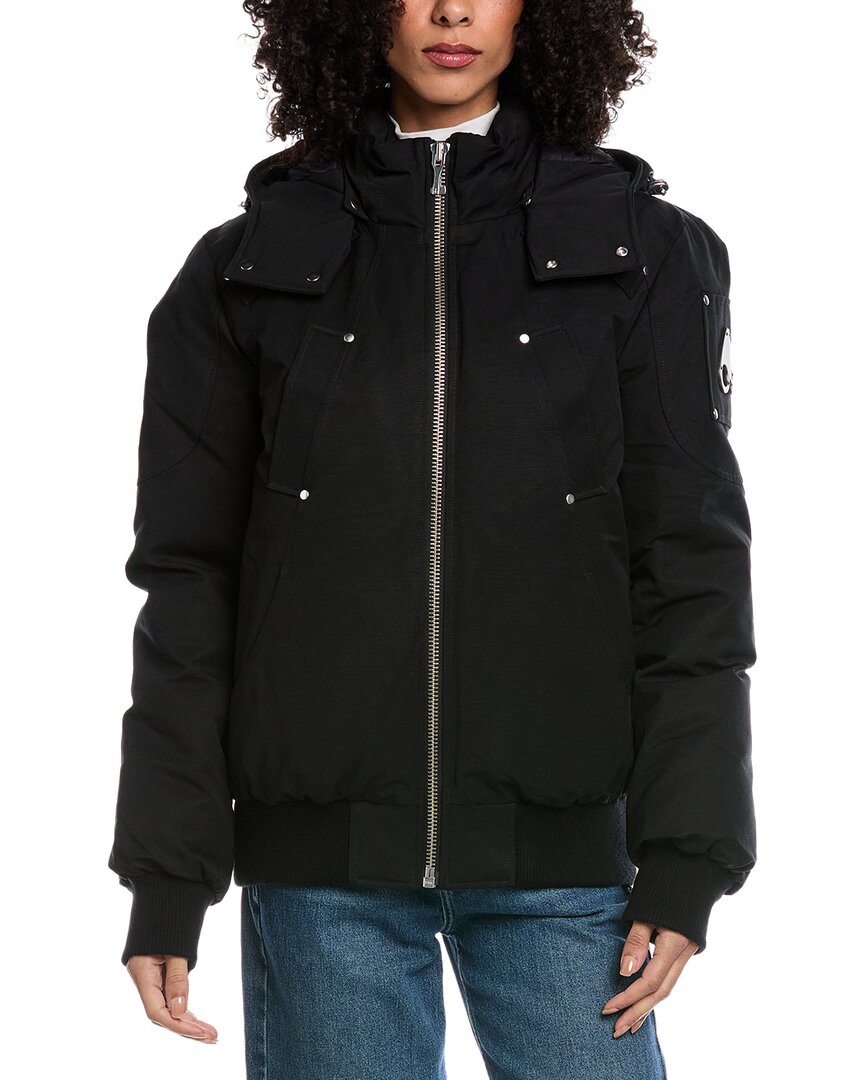 Moose Knuckles Down Coat In Black