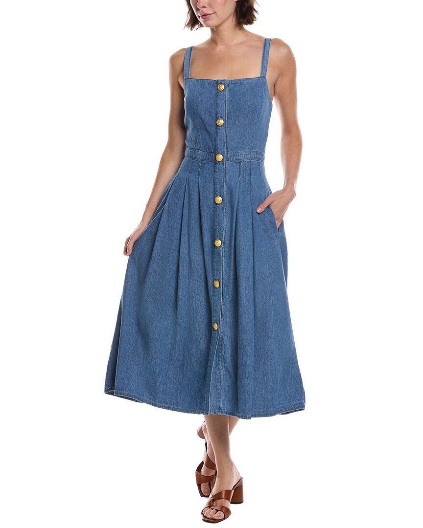 L'agence Isla Denim Shirt In Blue