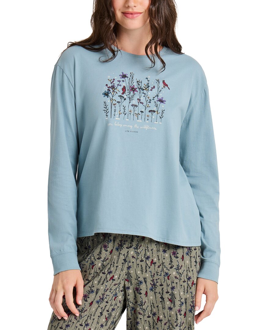 Life Is Good ® Sleep T-shirt In Blue