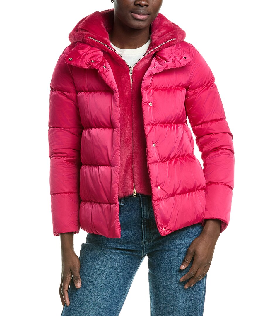 Herno Down Jacket In Red